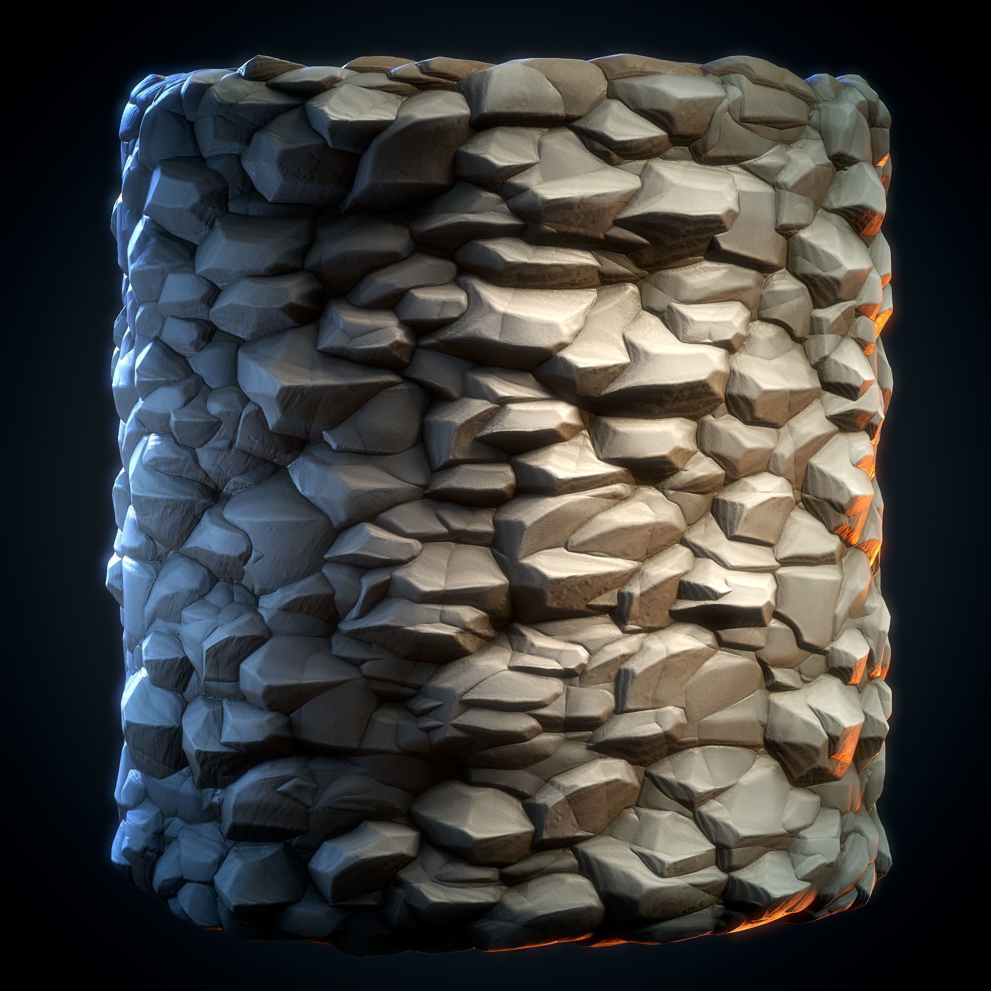 cliff rock stylized - VOL 06 - SBsar - Maps Texture_1