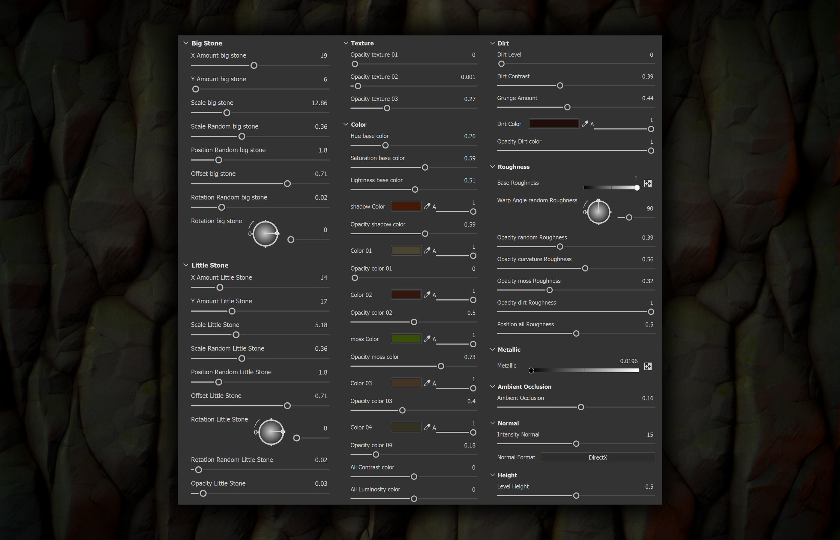 cliff rock stylized - VOL 06 - SBsar - Maps Texture_8