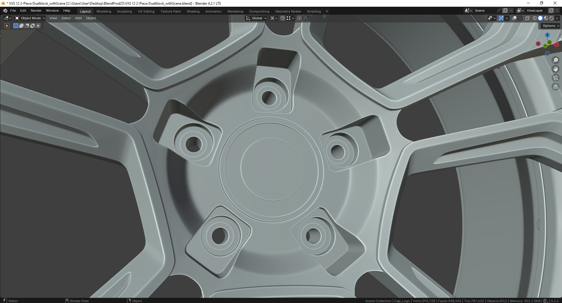VXS 12 2-Piece Dualblock Rim 3D model_10