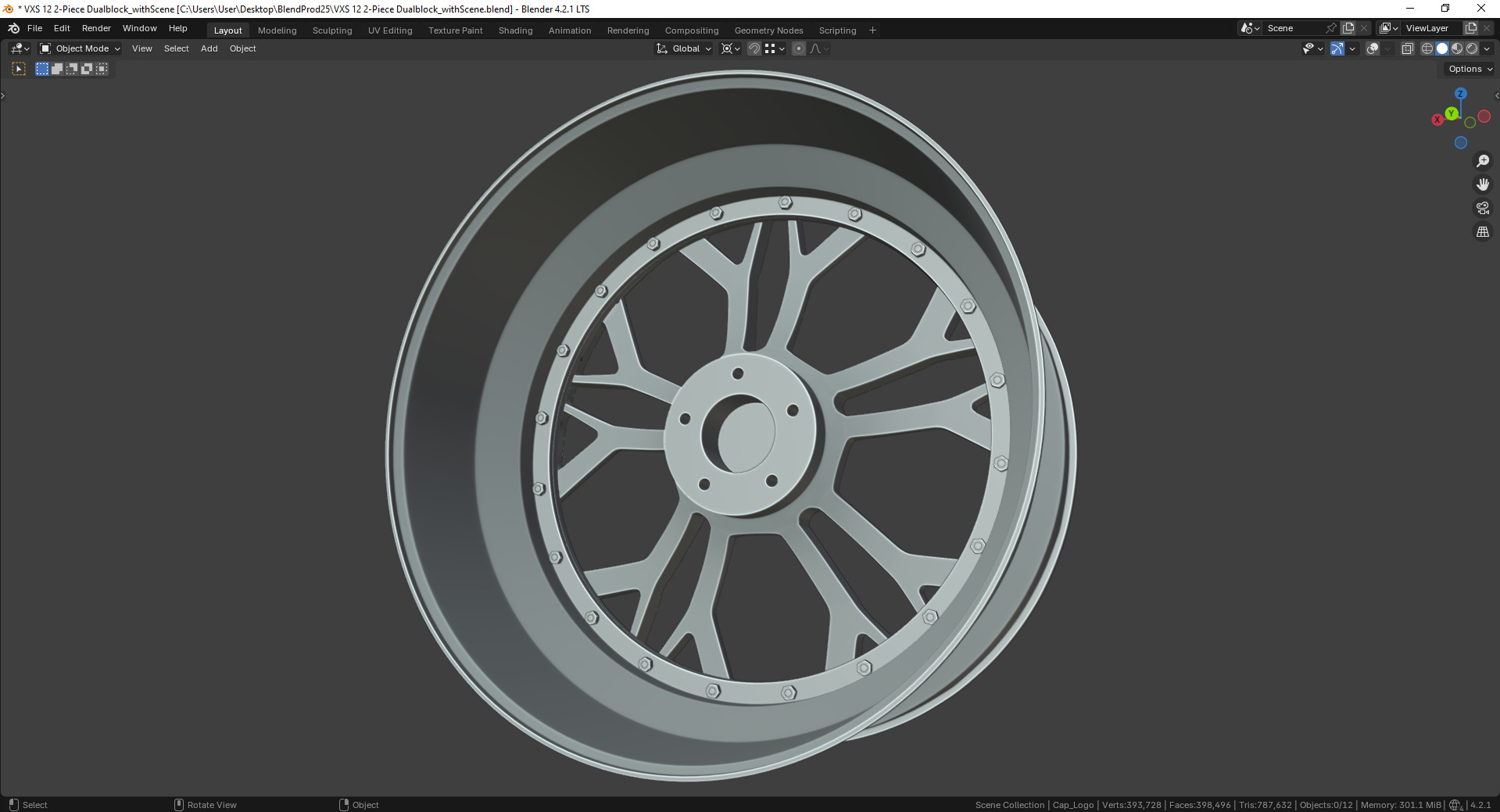 VXS 12 2-Piece Dualblock Rim 3D model_8