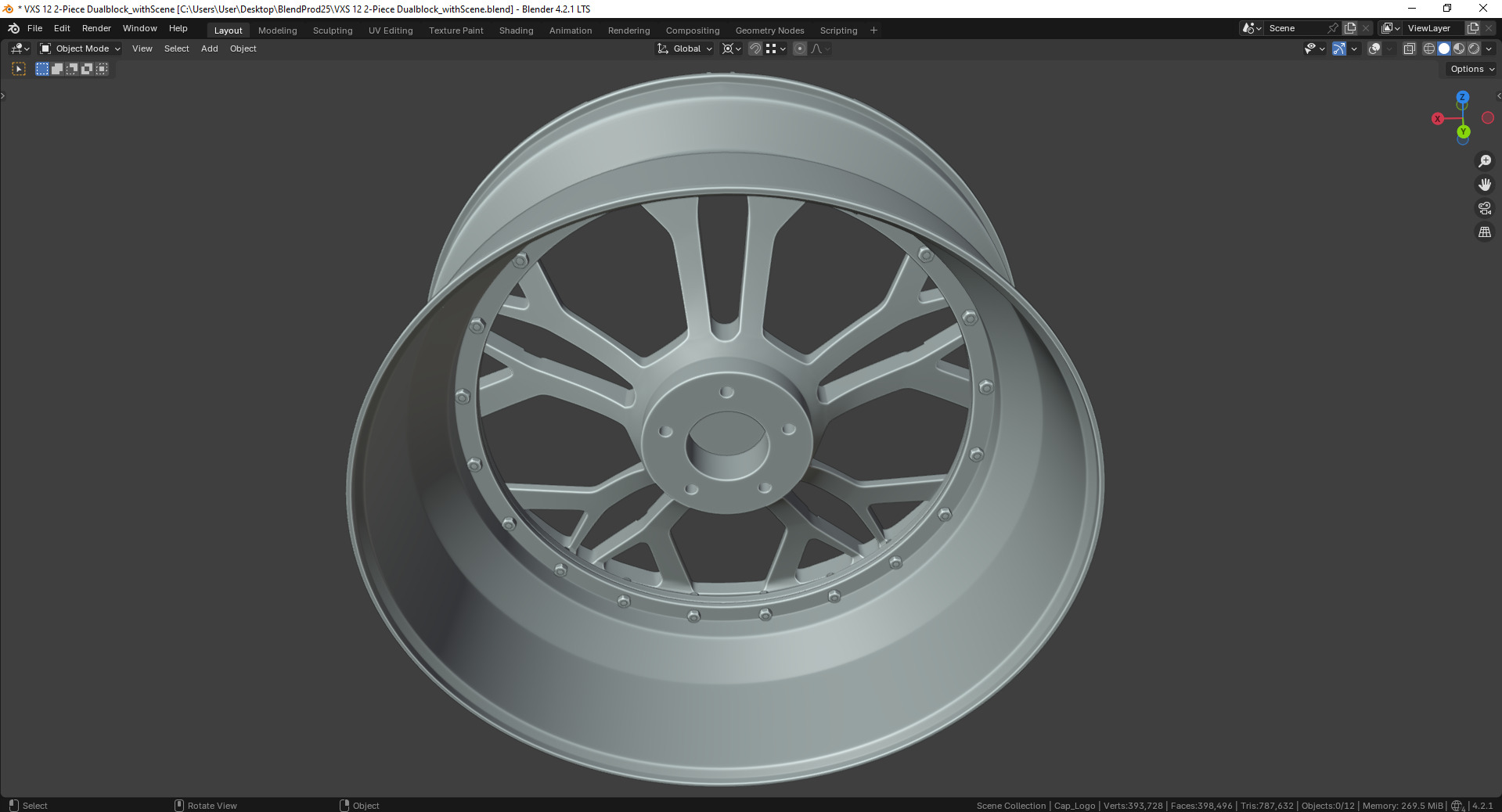 VXS 12 2-Piece Dualblock Rim 3D model_13