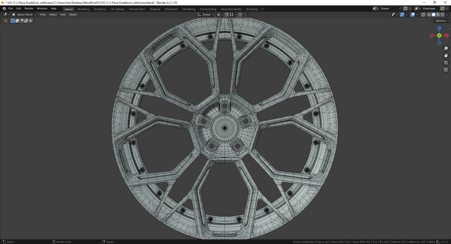 VXS 12 2-Piece Dualblock Rim 3D model_15