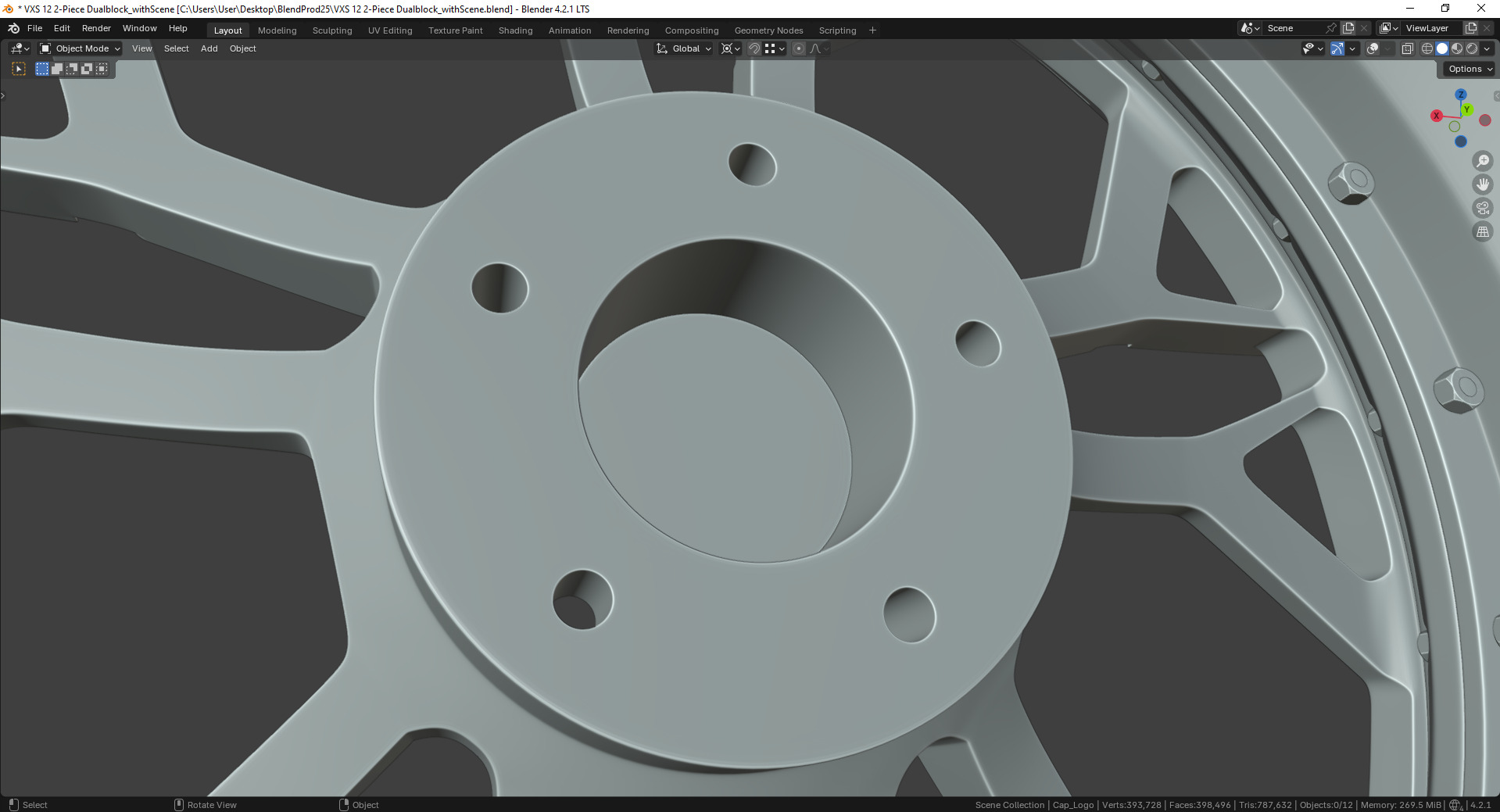 VXS 12 2-Piece Dualblock Rim 3D model_14