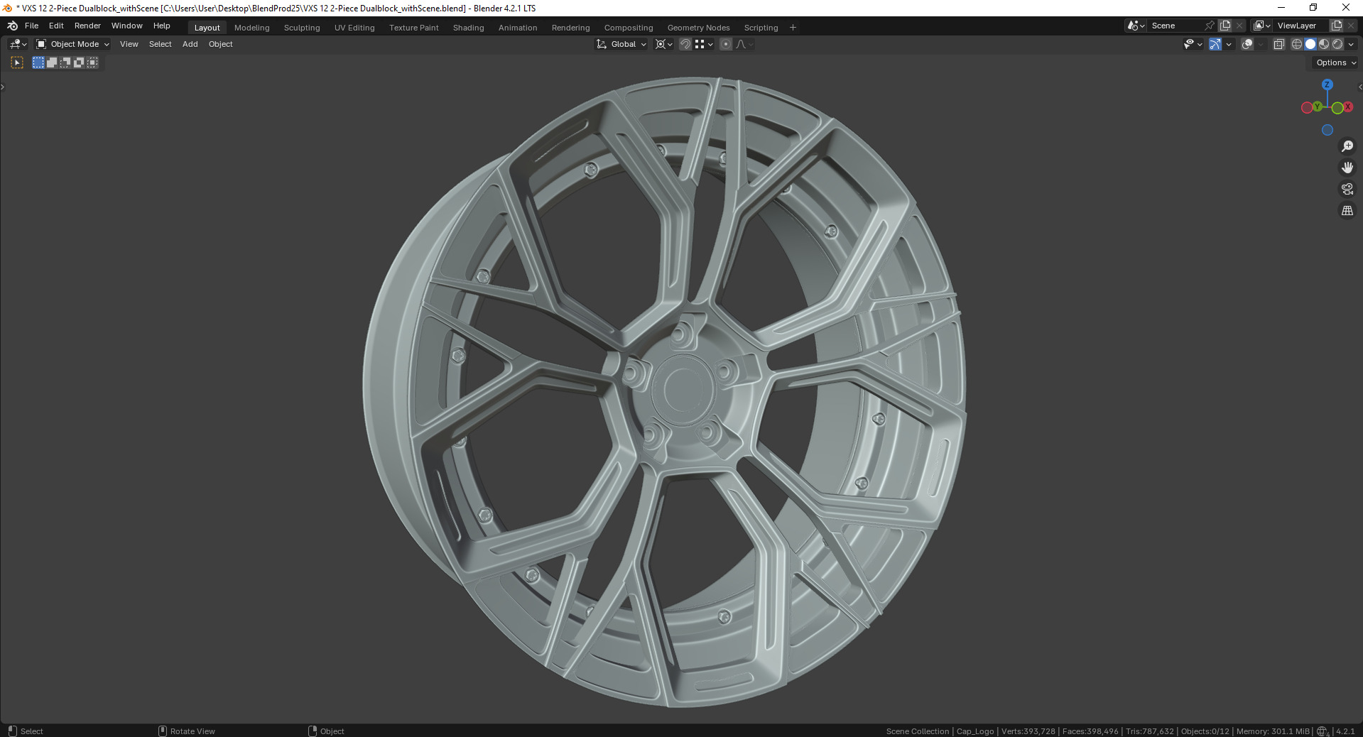 VXS 12 2-Piece Dualblock Rim 3D model_6