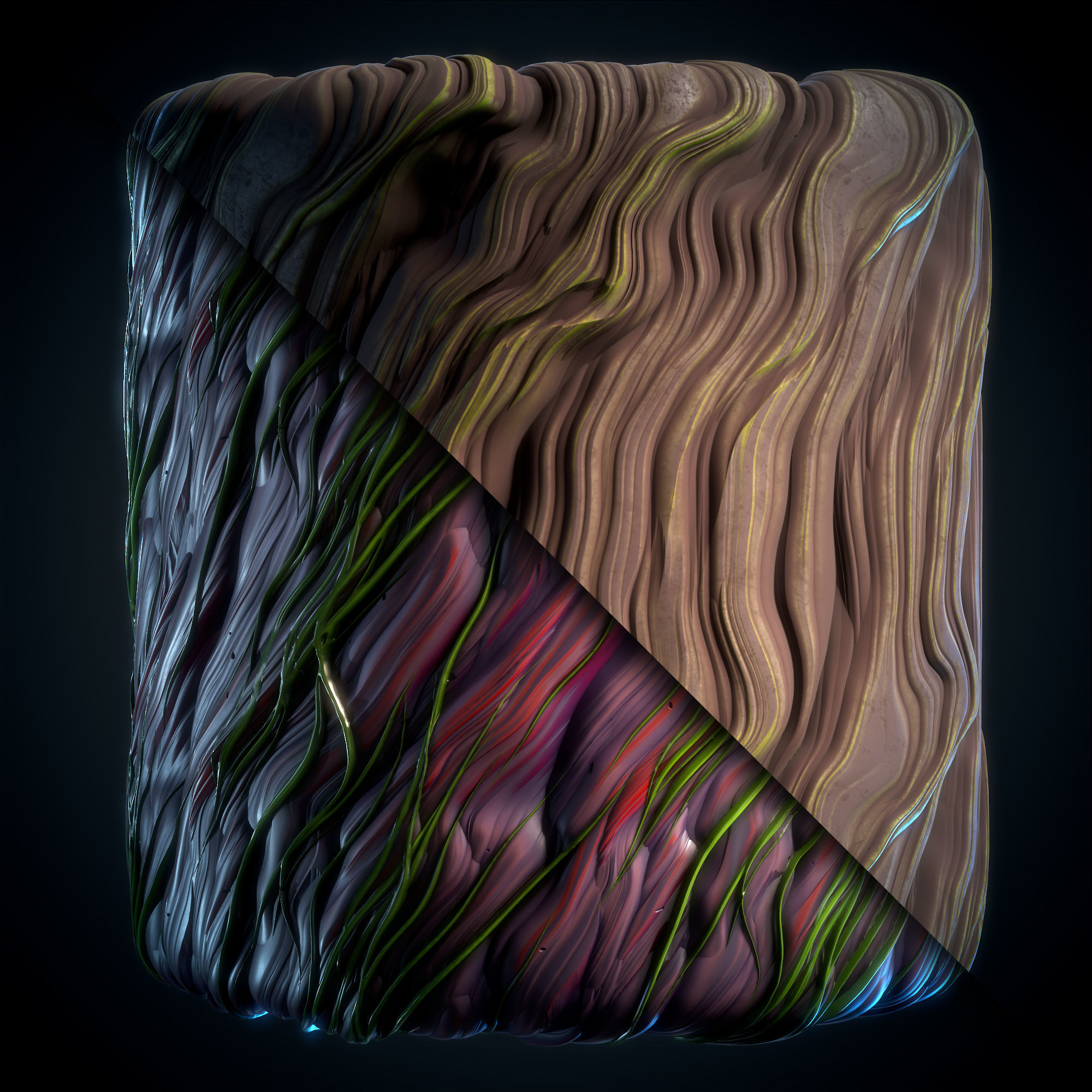 Tree Bark - Vol 04 - SBsar - Maps Texture_4