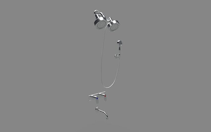 Shower set CG2 3D model