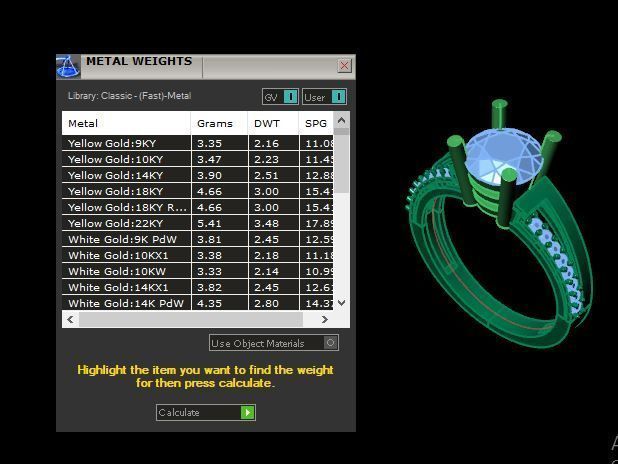 beautiful ring for daimond 3D print model_22