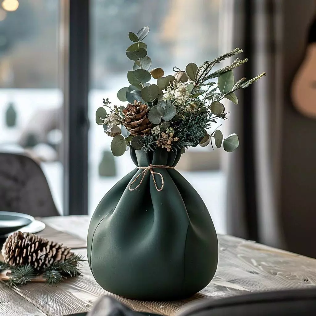 Evergreen Vase for Christmas Decor Free 3D print model_0