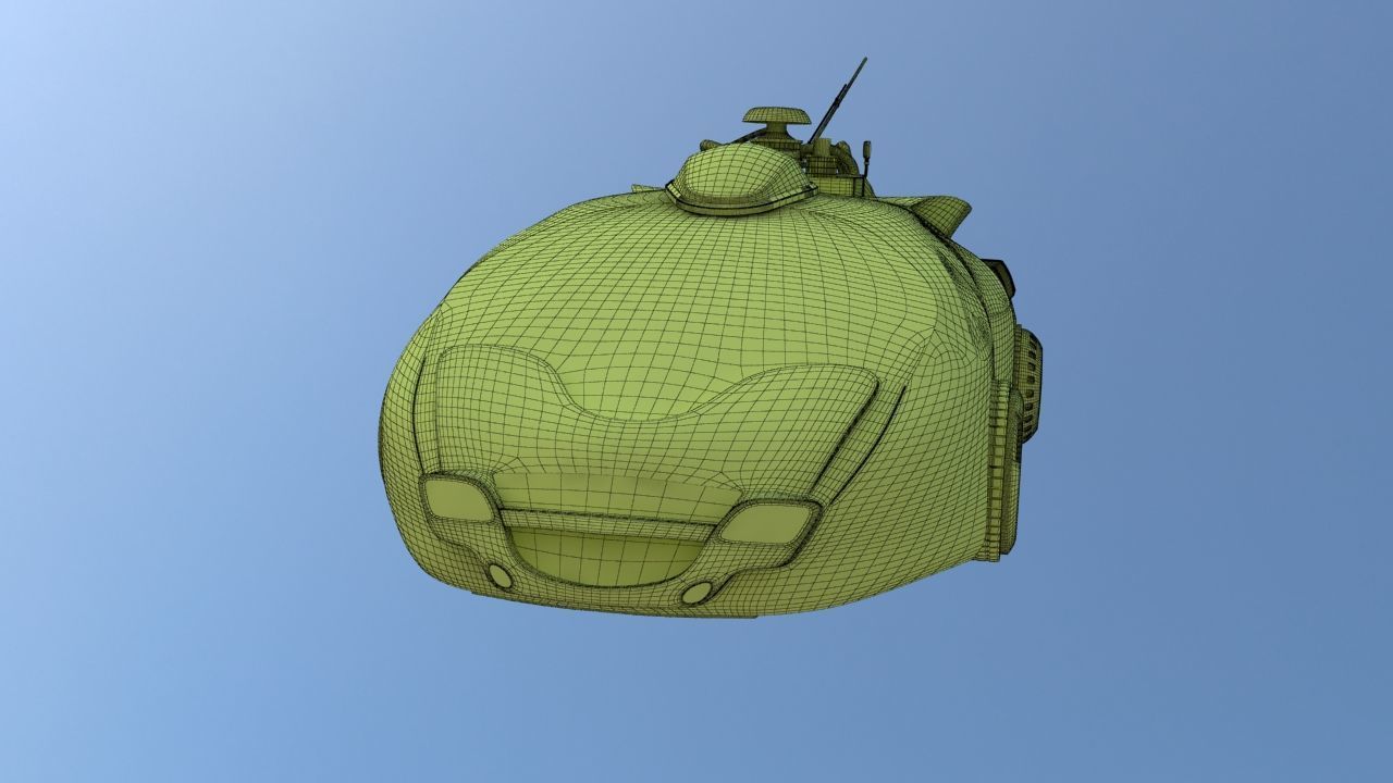 Hill Valley Police Car 2015 3D model_29