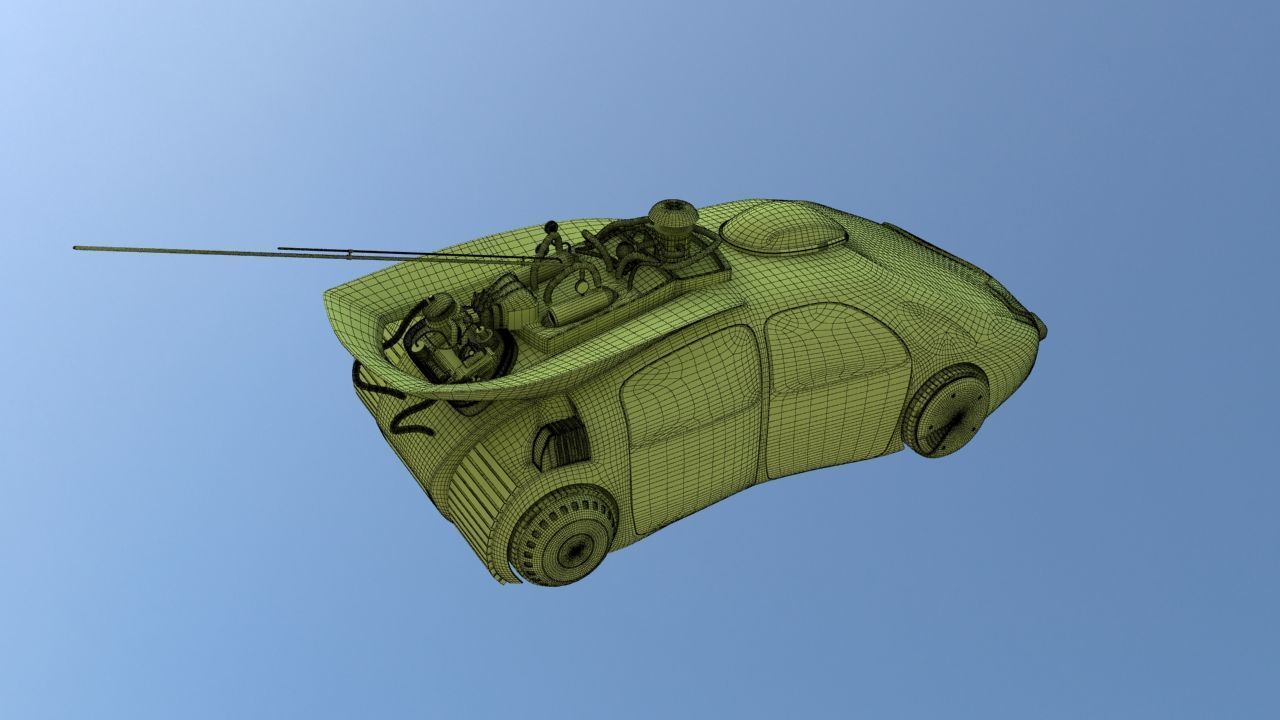 Hill Valley Police Car 2015 3D model_25