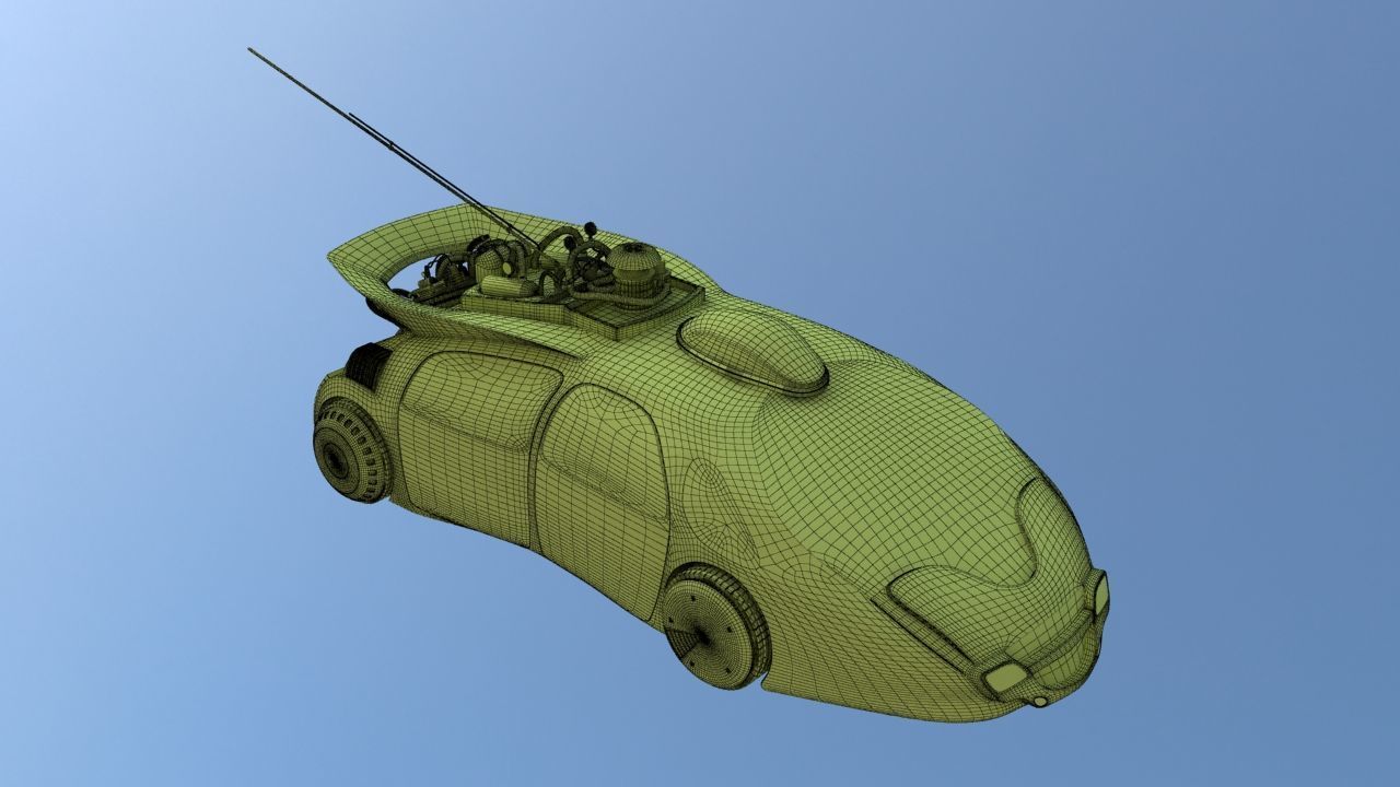 Hill Valley Police Car 2015 3D model_23