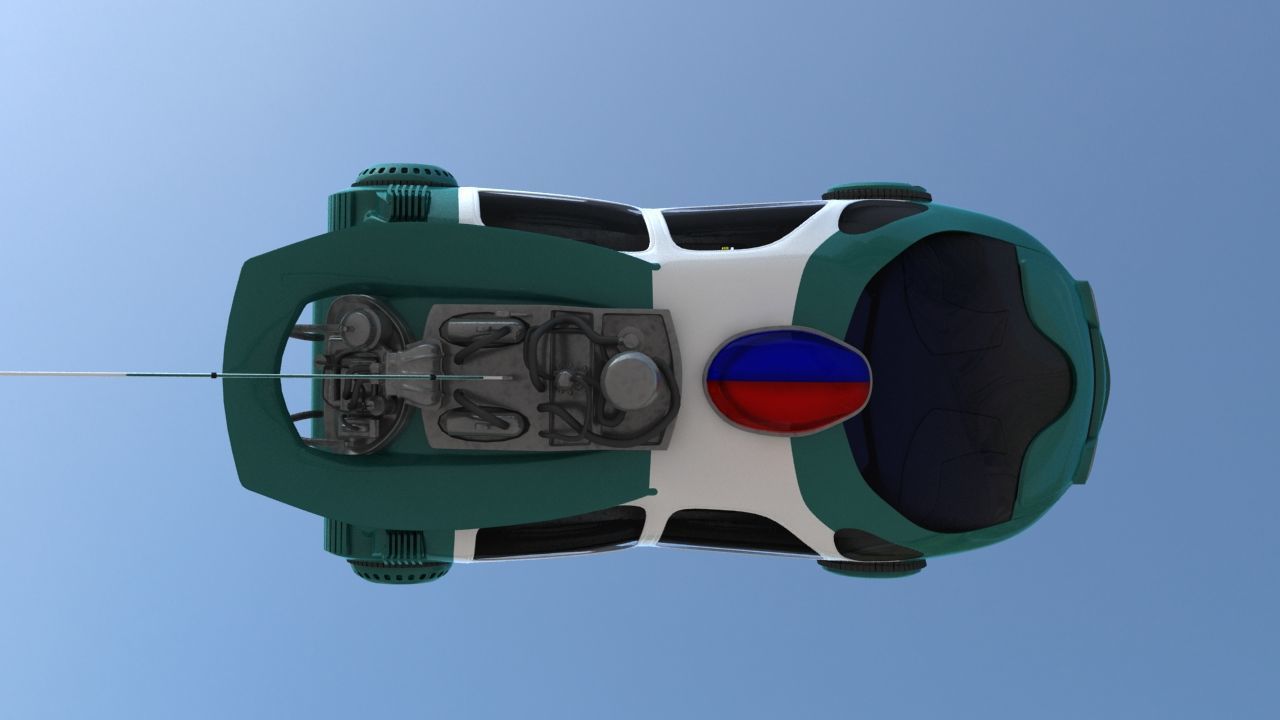 Hill Valley Police Car 2015 3D model_21