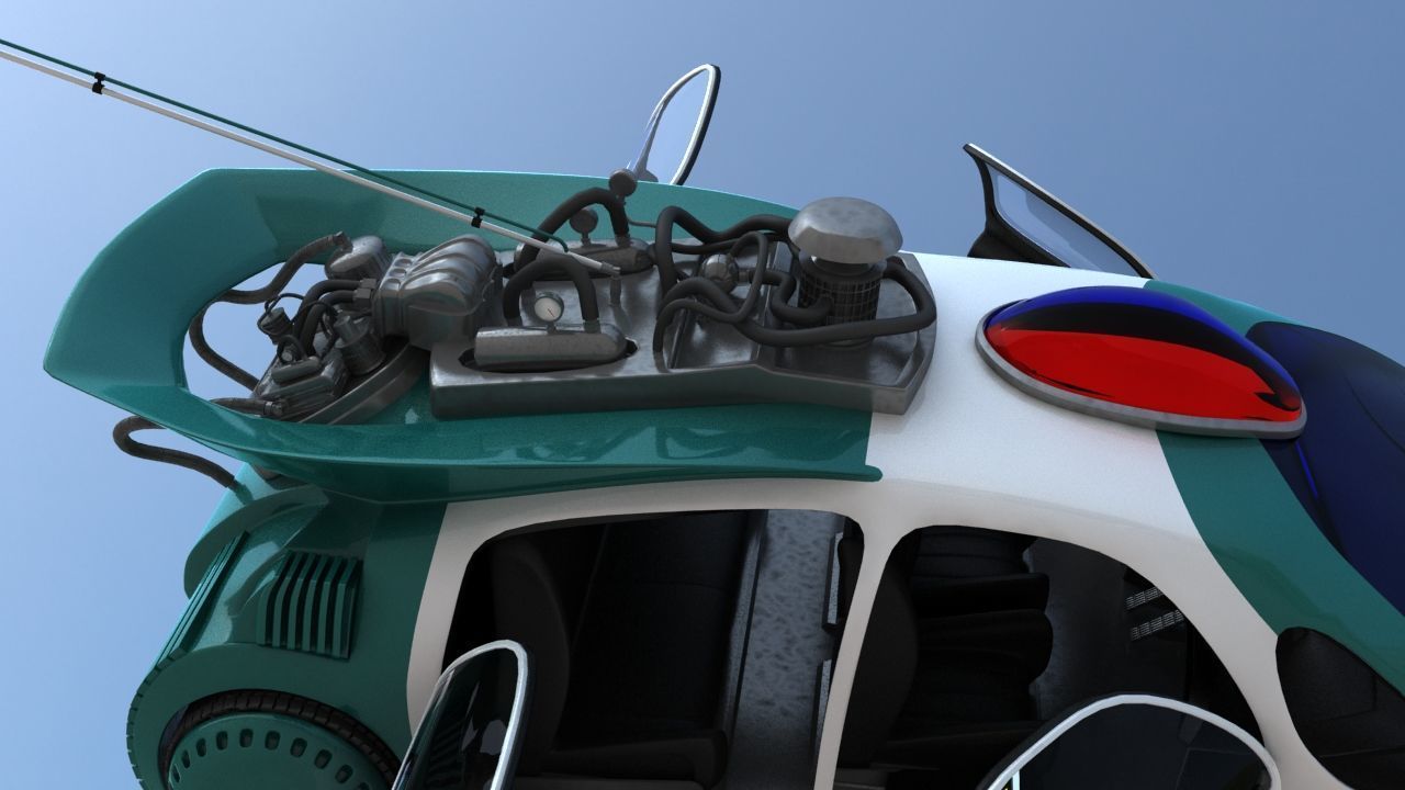 Hill Valley Police Car 2015 3D model_19