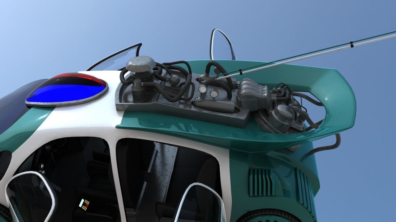 Hill Valley Police Car 2015 3D model_18