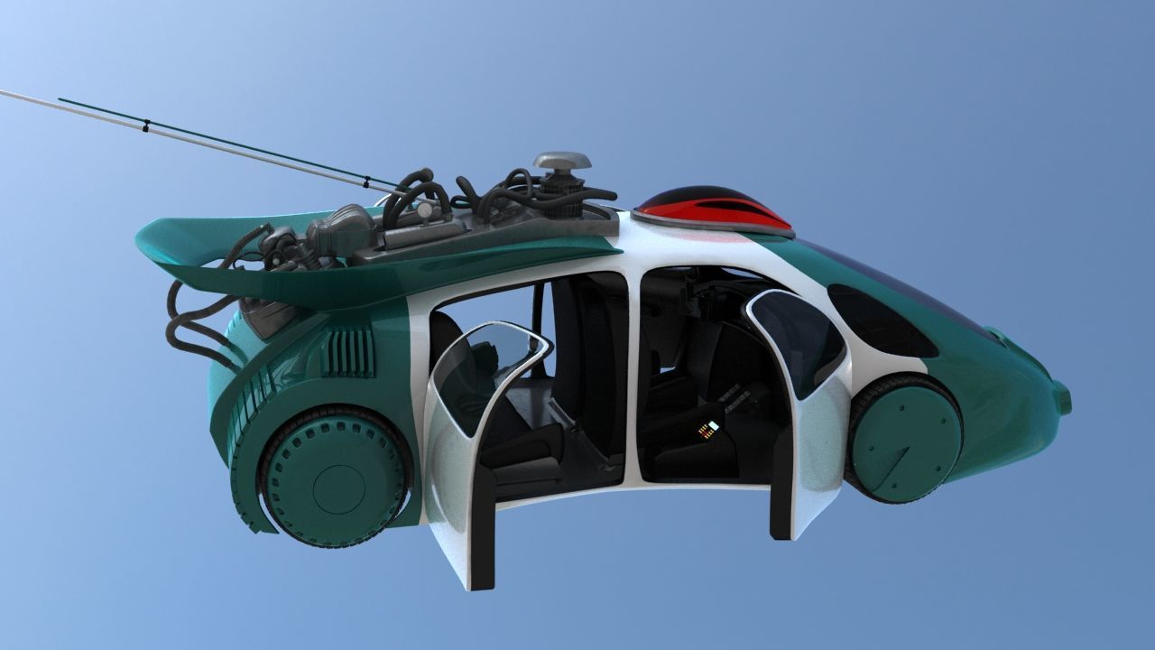 Hill Valley Police Car 2015 3D model_20