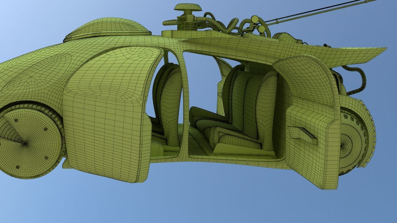 Hill Valley Police Car 2015 3D model_31