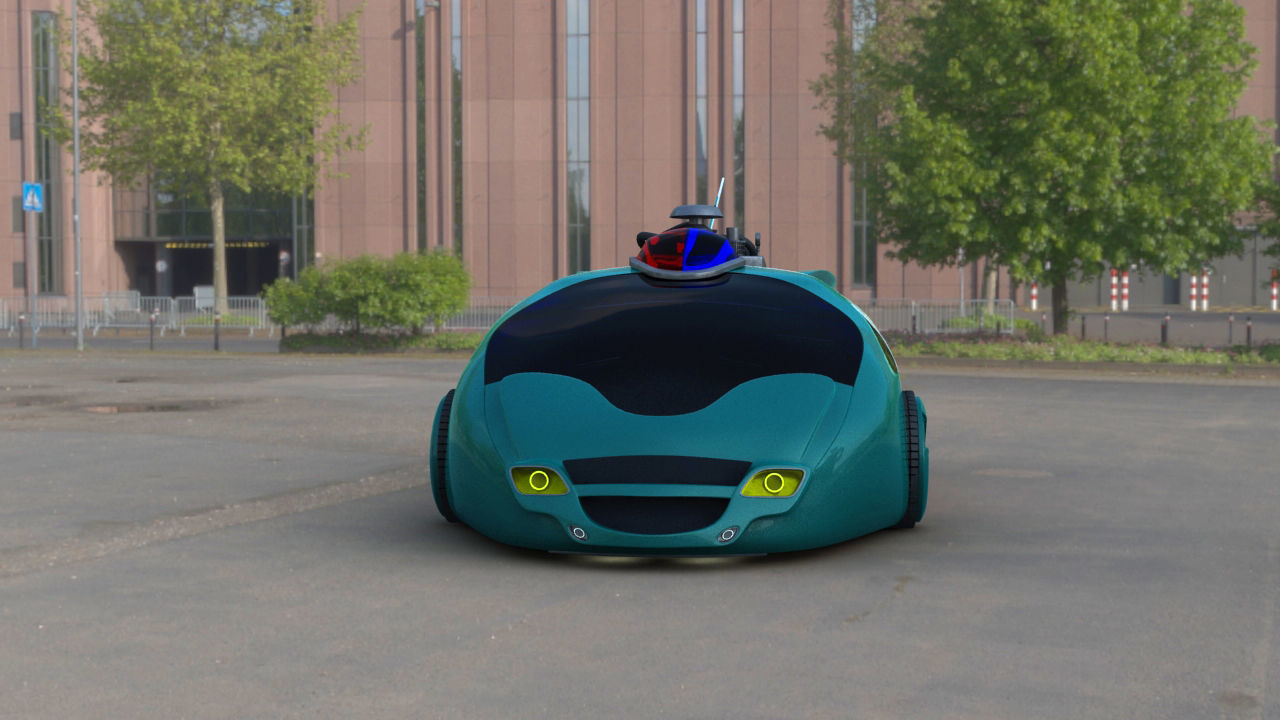 Hill Valley Police Car 2015 3D model_4