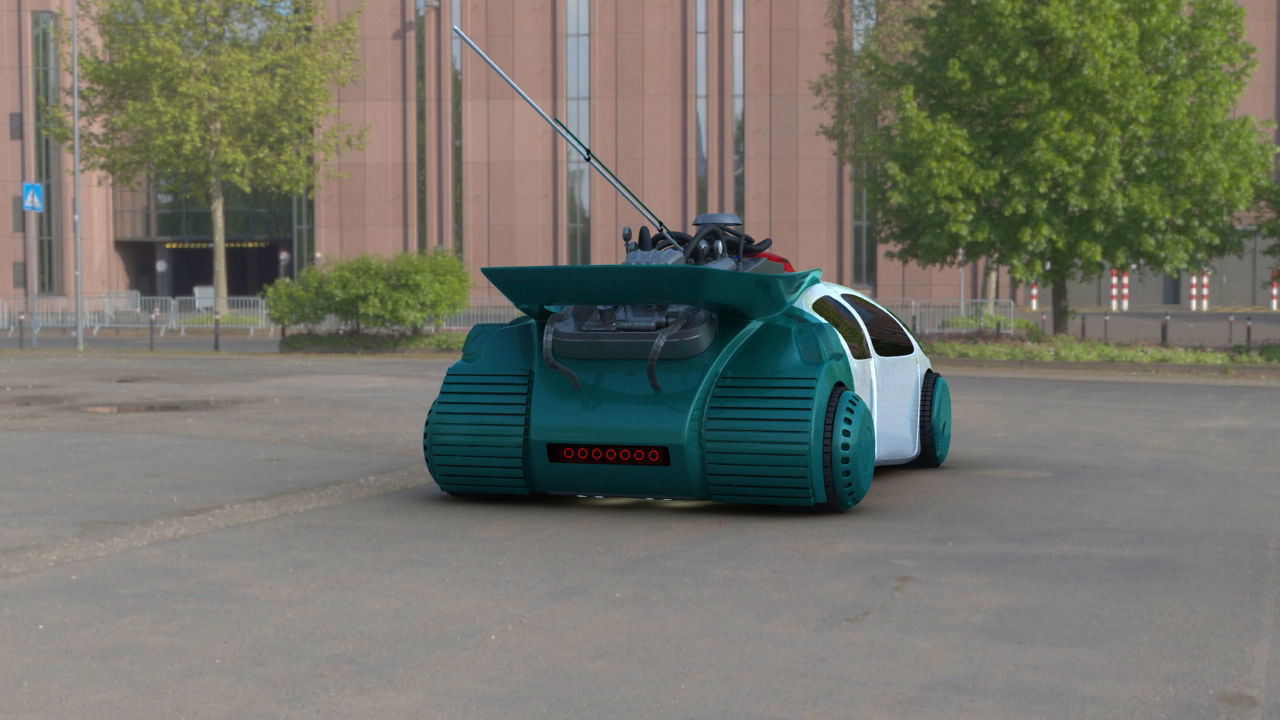 Hill Valley Police Car 2015 3D model_3