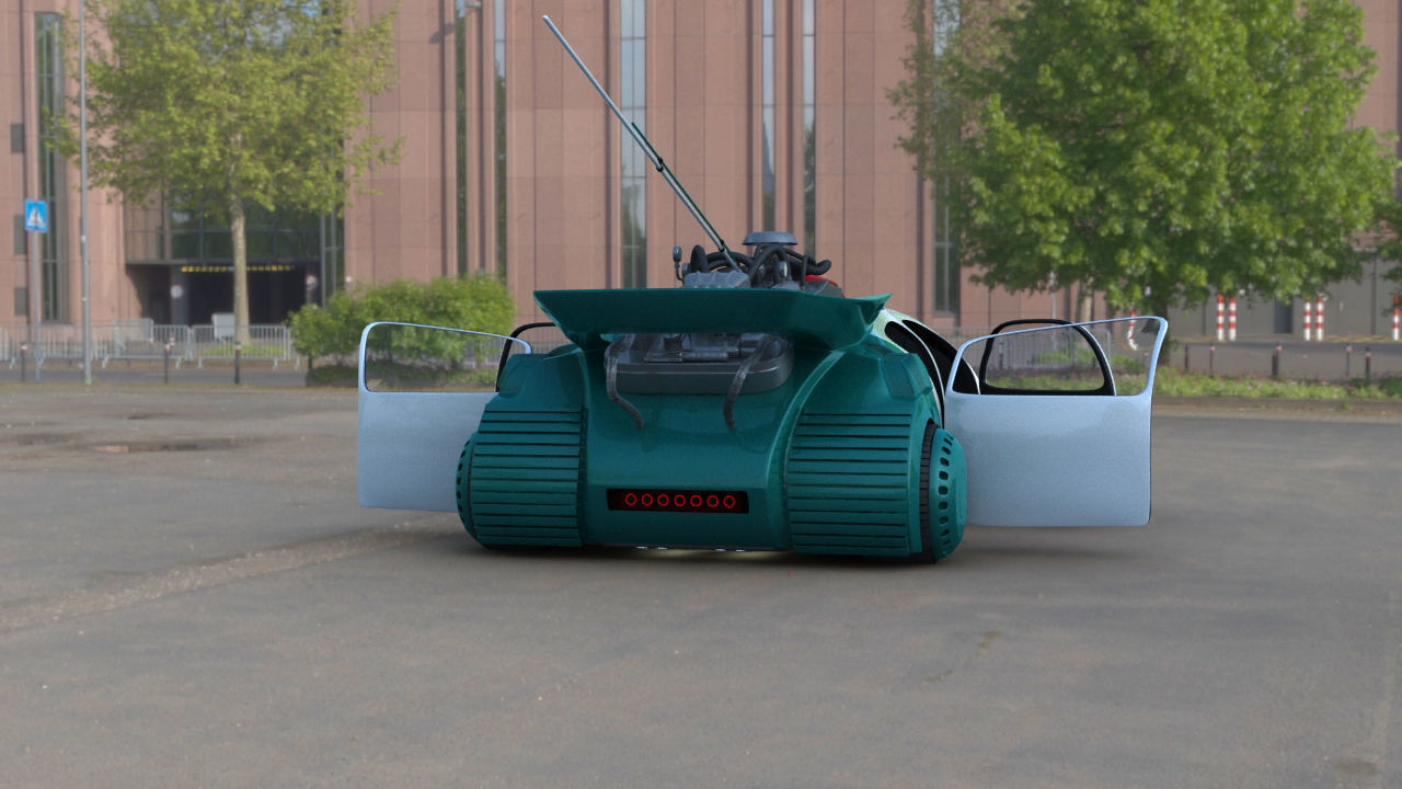 Hill Valley Police Car 2015 3D model_9