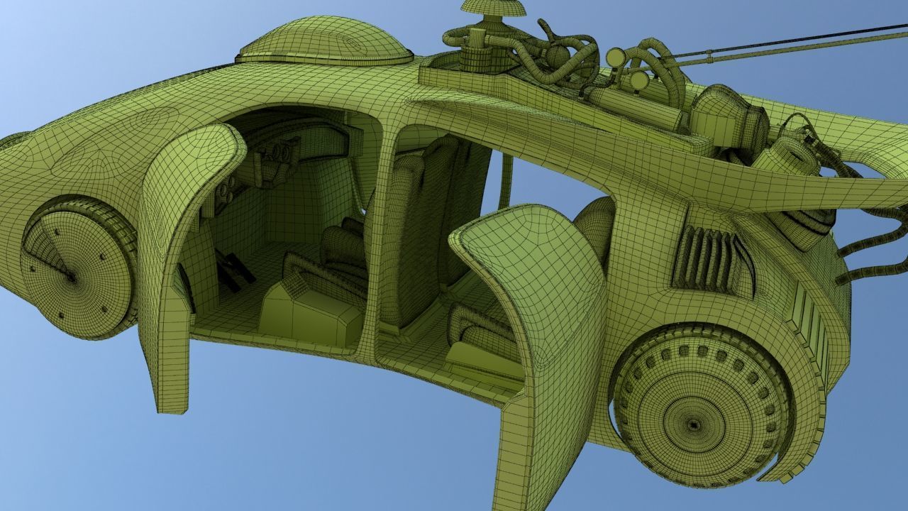 Hill Valley Police Car 2015 3D model_30