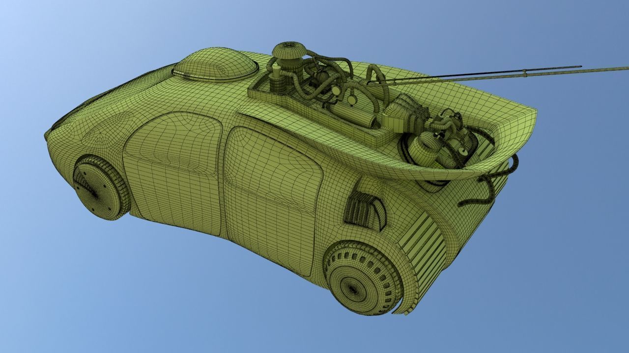 Hill Valley Police Car 2015 3D model_27