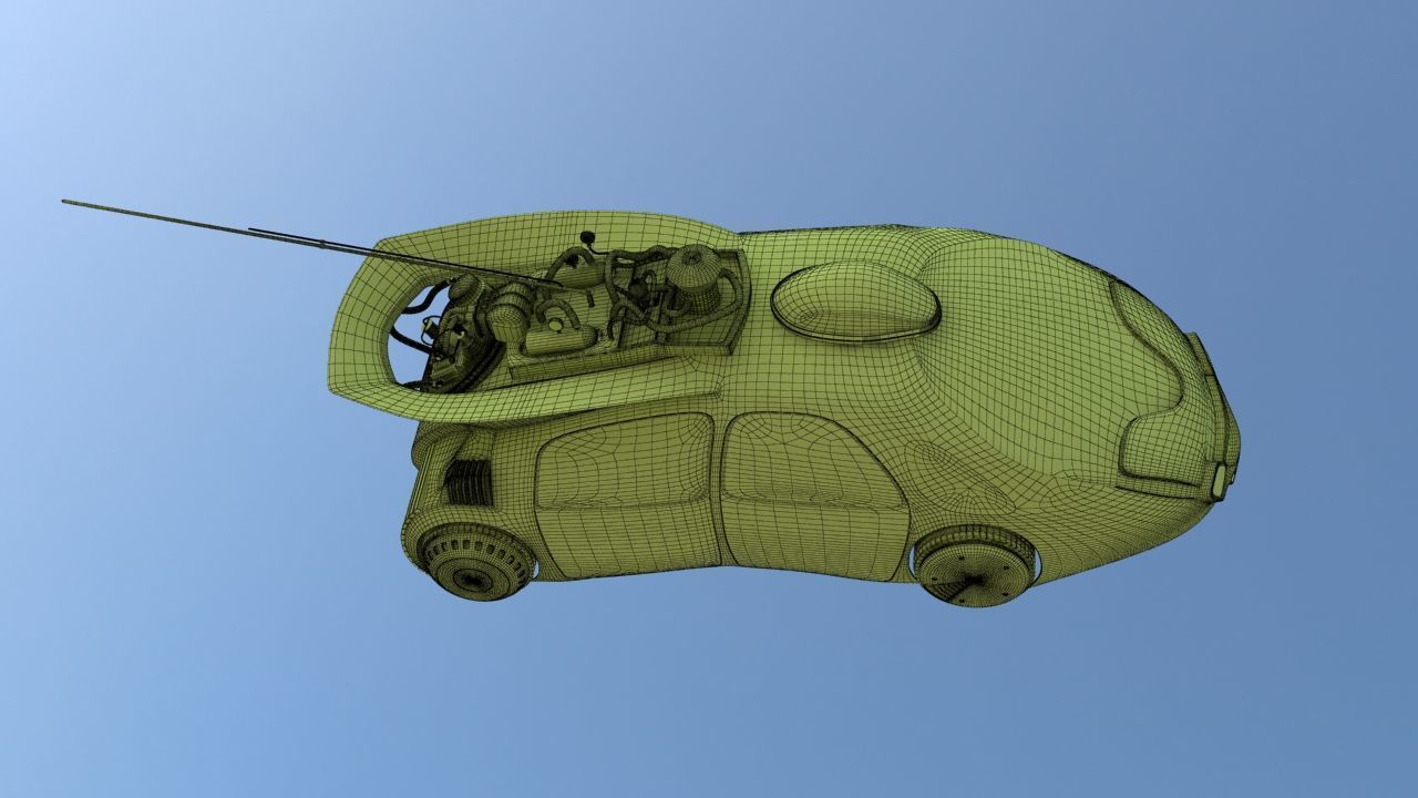 Hill Valley Police Car 2015 3D model_24