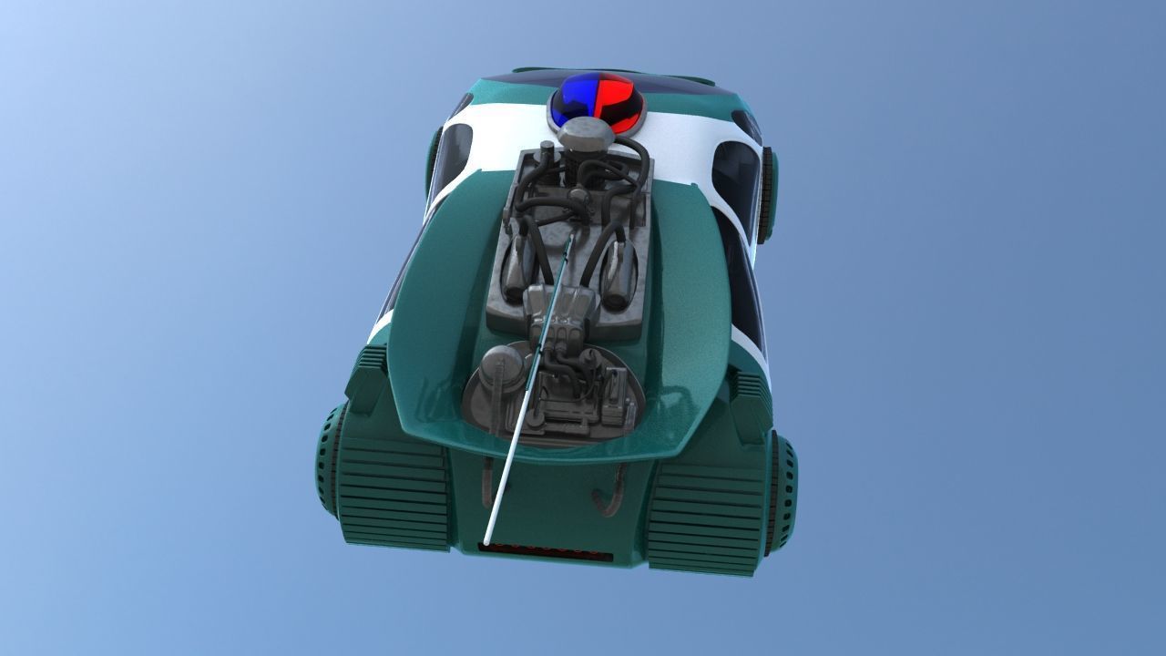 Hill Valley Police Car 2015 3D model_14