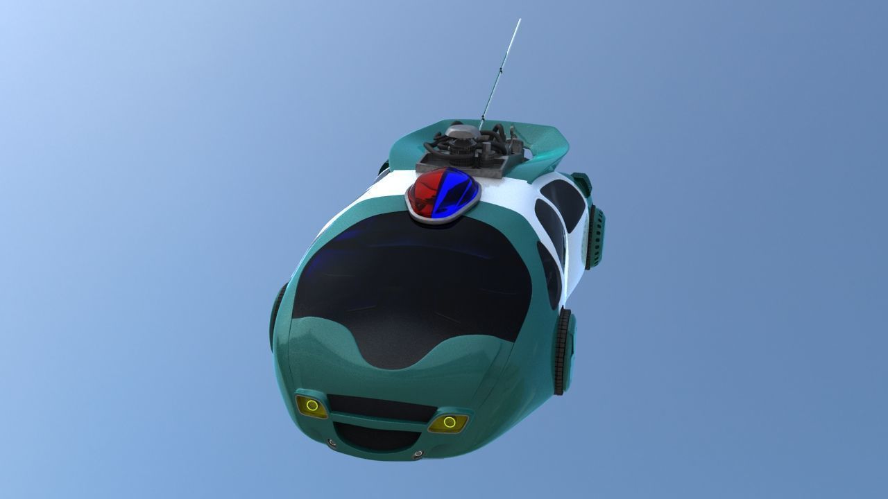 Hill Valley Police Car 2015 3D model_17