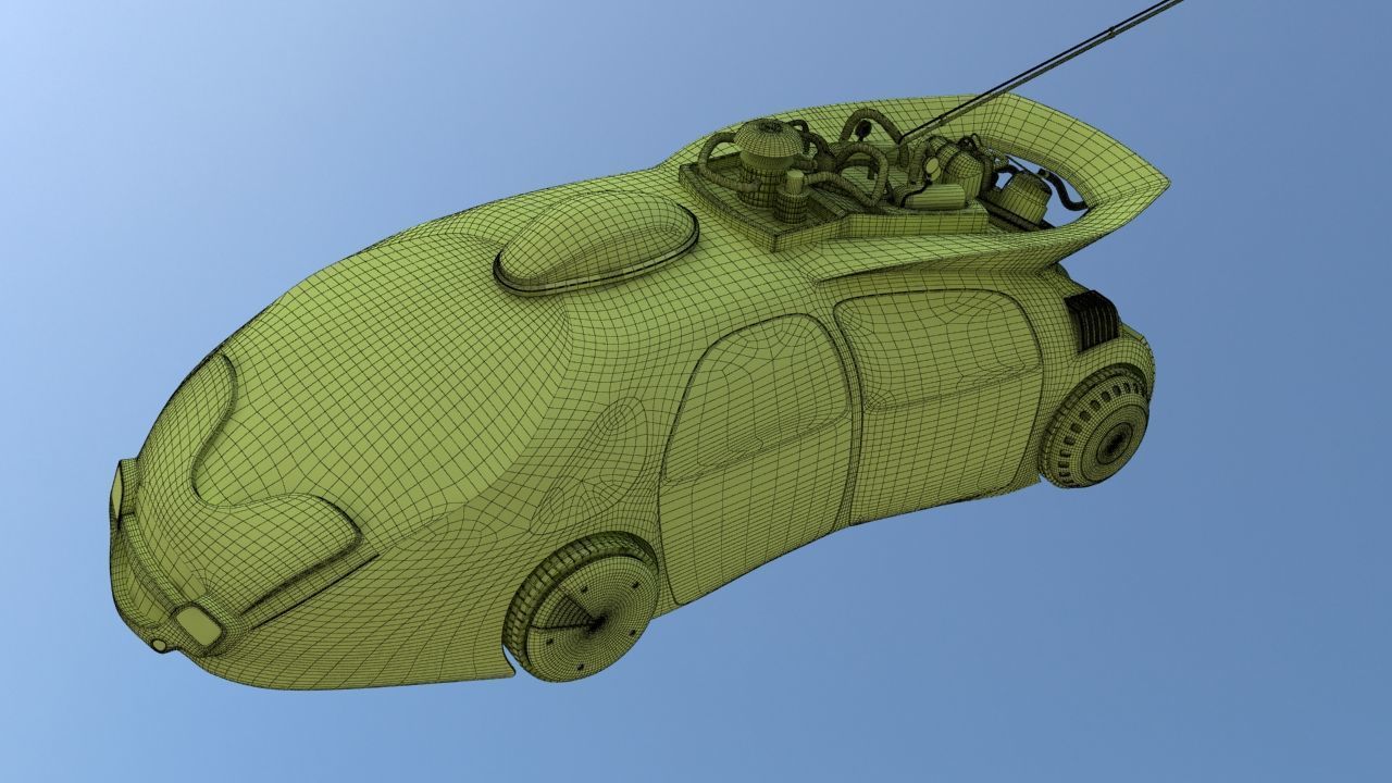 Hill Valley Police Car 2015 3D model_28