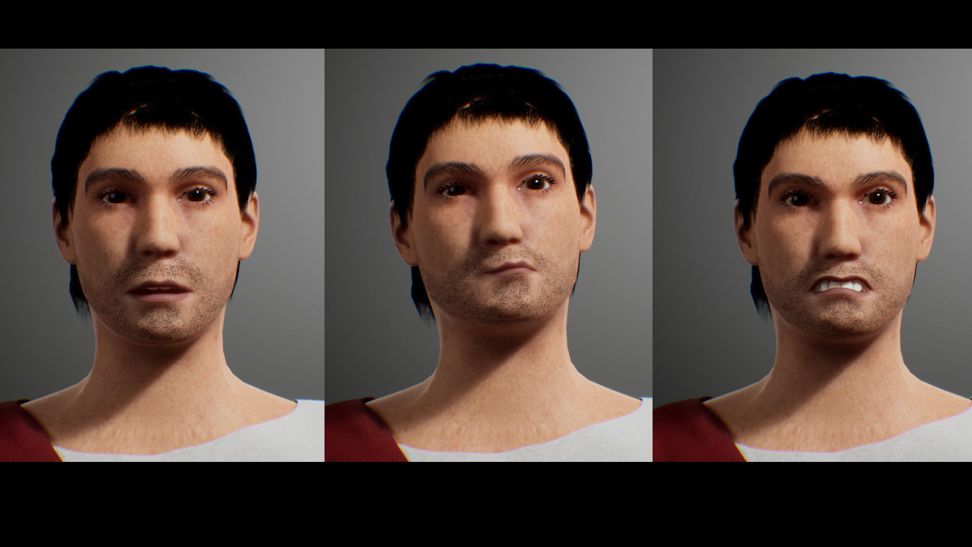 Ancient Greece Hero Nikolaos Low-poly 3D model_4