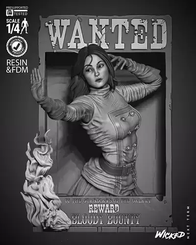 Wicked Marvel Mantis Poster Bust 3D print model