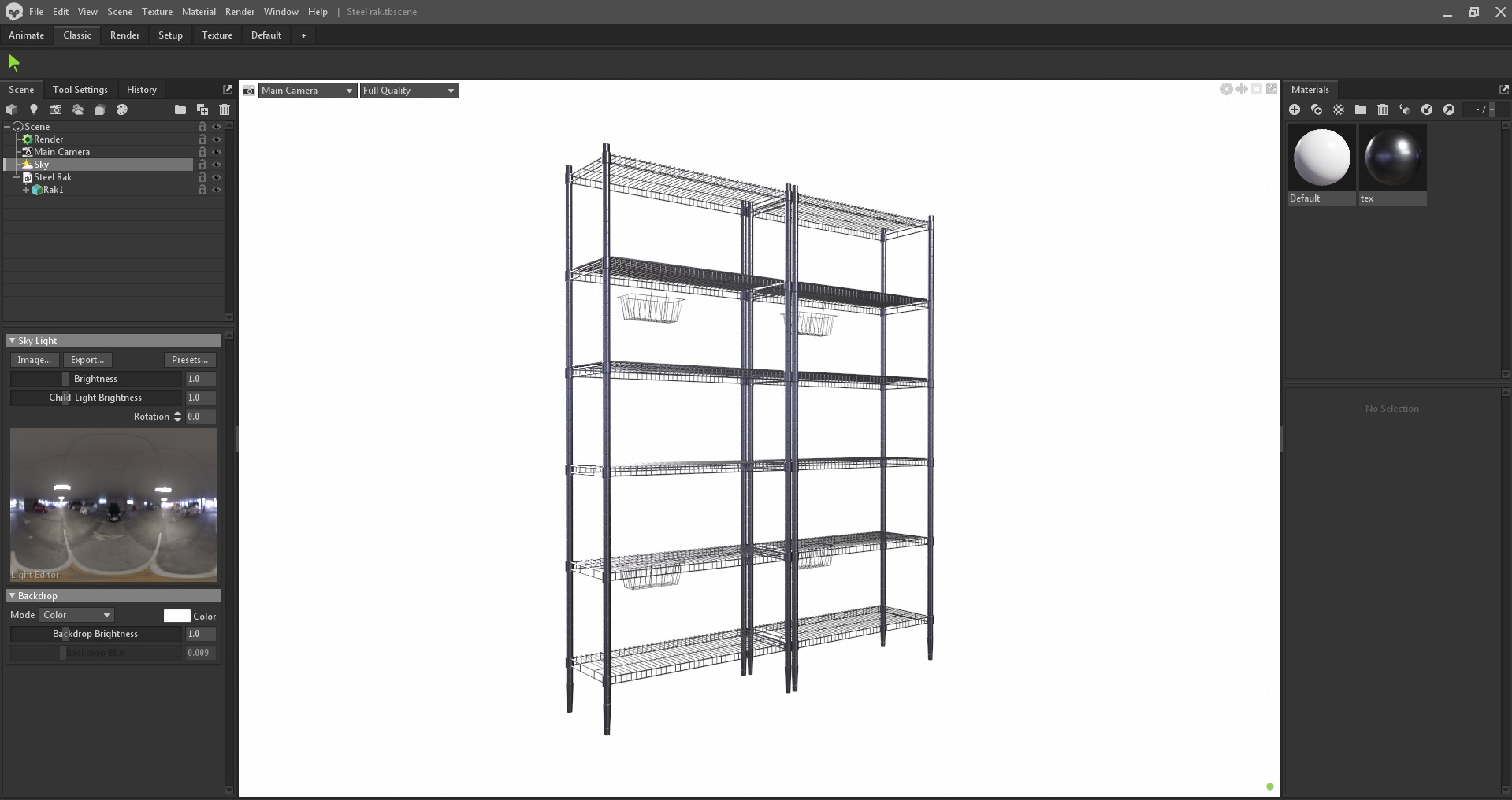 IKEA OMAR shelving storage steel rack unit Low-poly 3D model_20