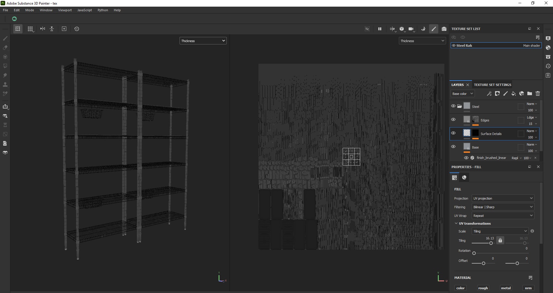 IKEA OMAR shelving storage steel rack unit Low-poly 3D model_18