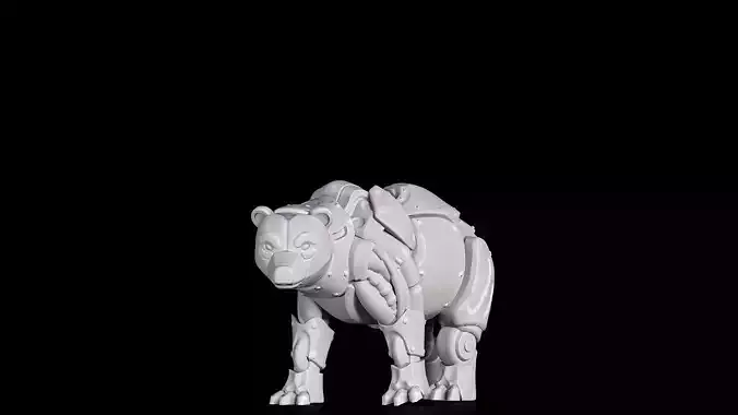 bear mechanimal  3D print model