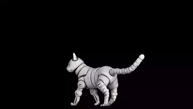 cat mechanimal 3D print model