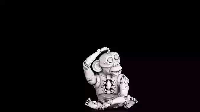 monkey mechanimal  3D print model