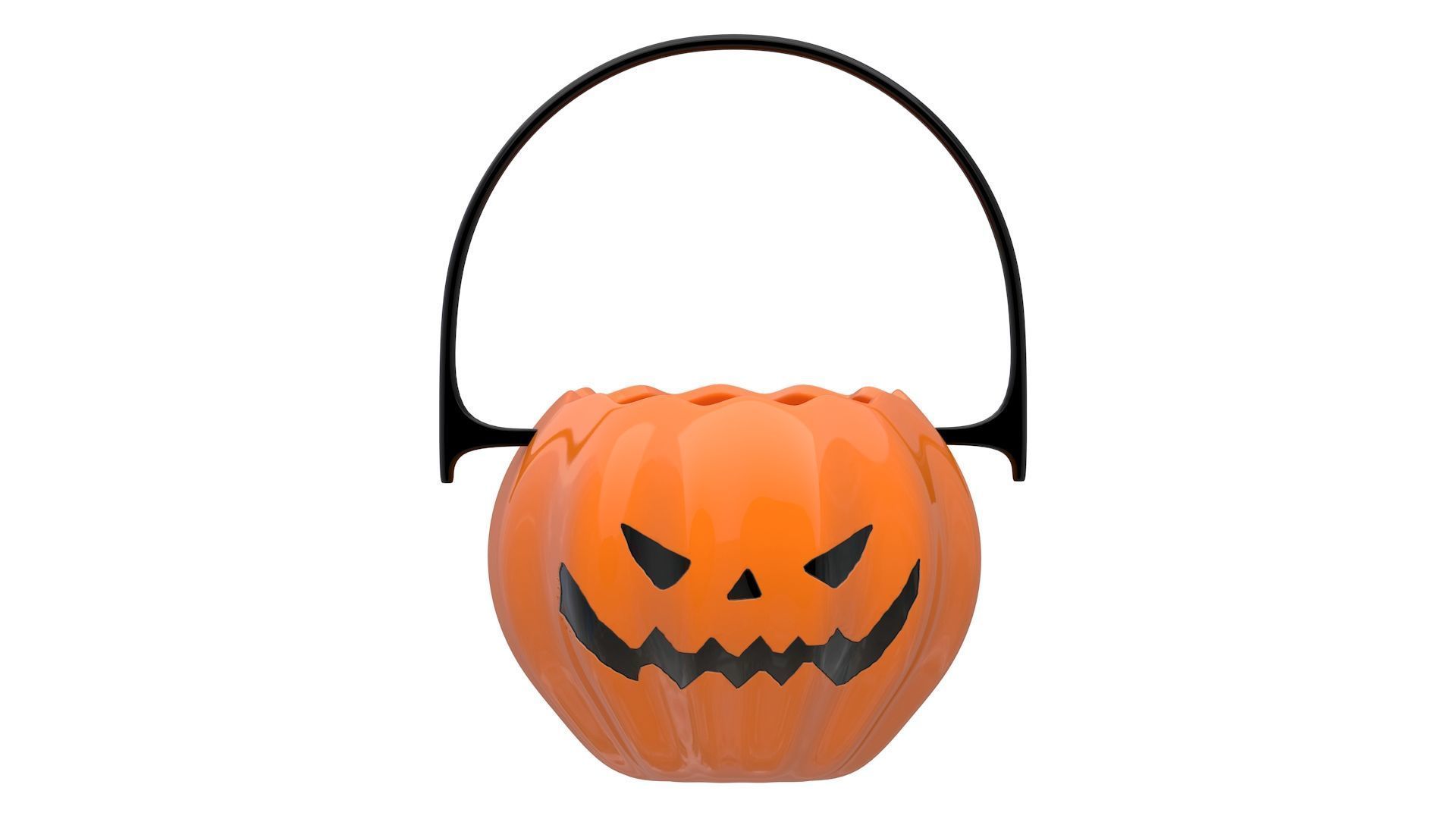 Halloween Bucket 01 3D model_4
