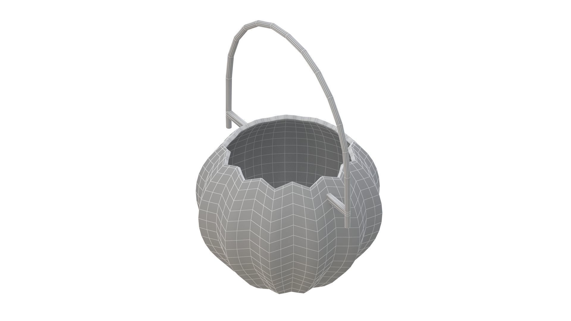 Halloween Bucket 01 3D model_9