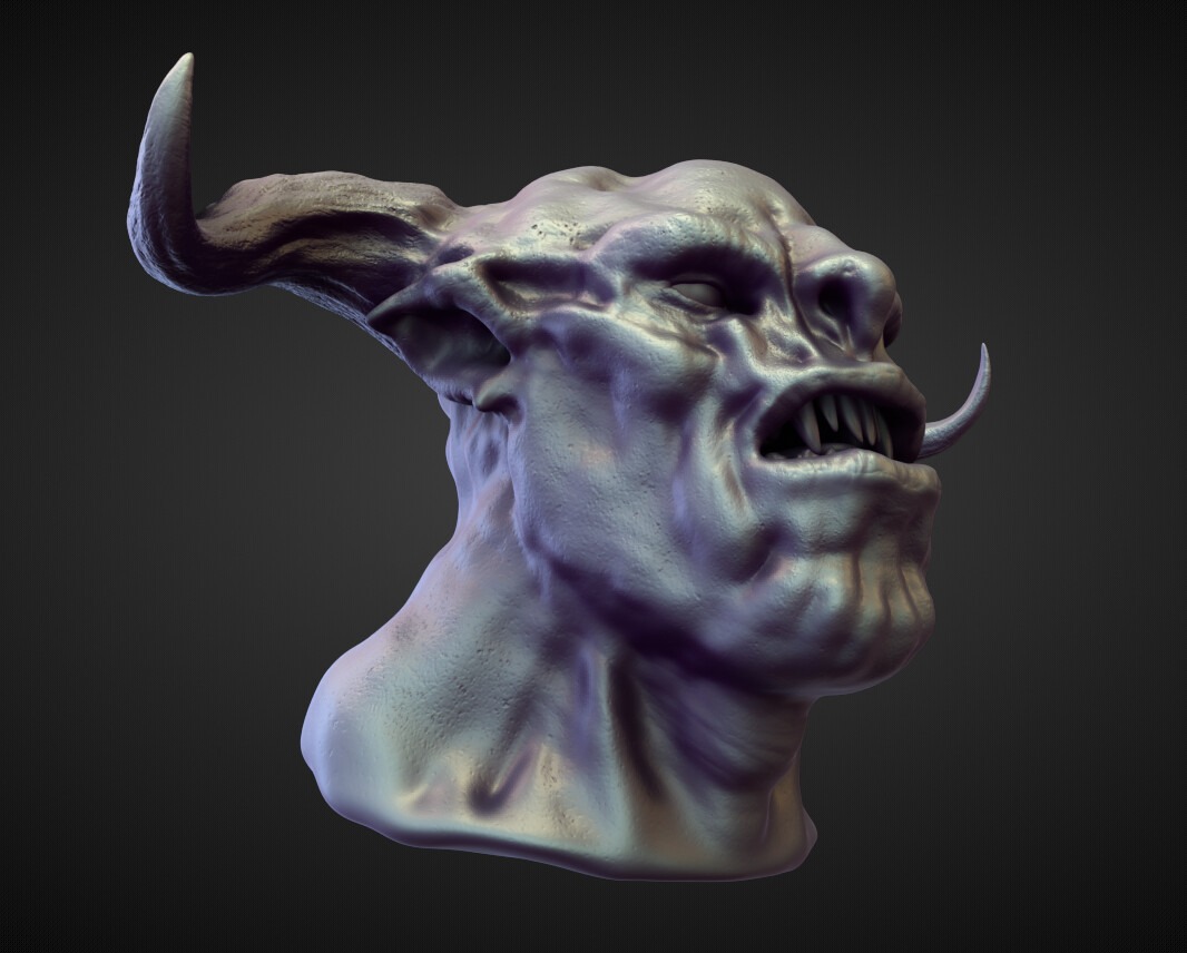 HEAD63 high poly sculpt 3D model_3