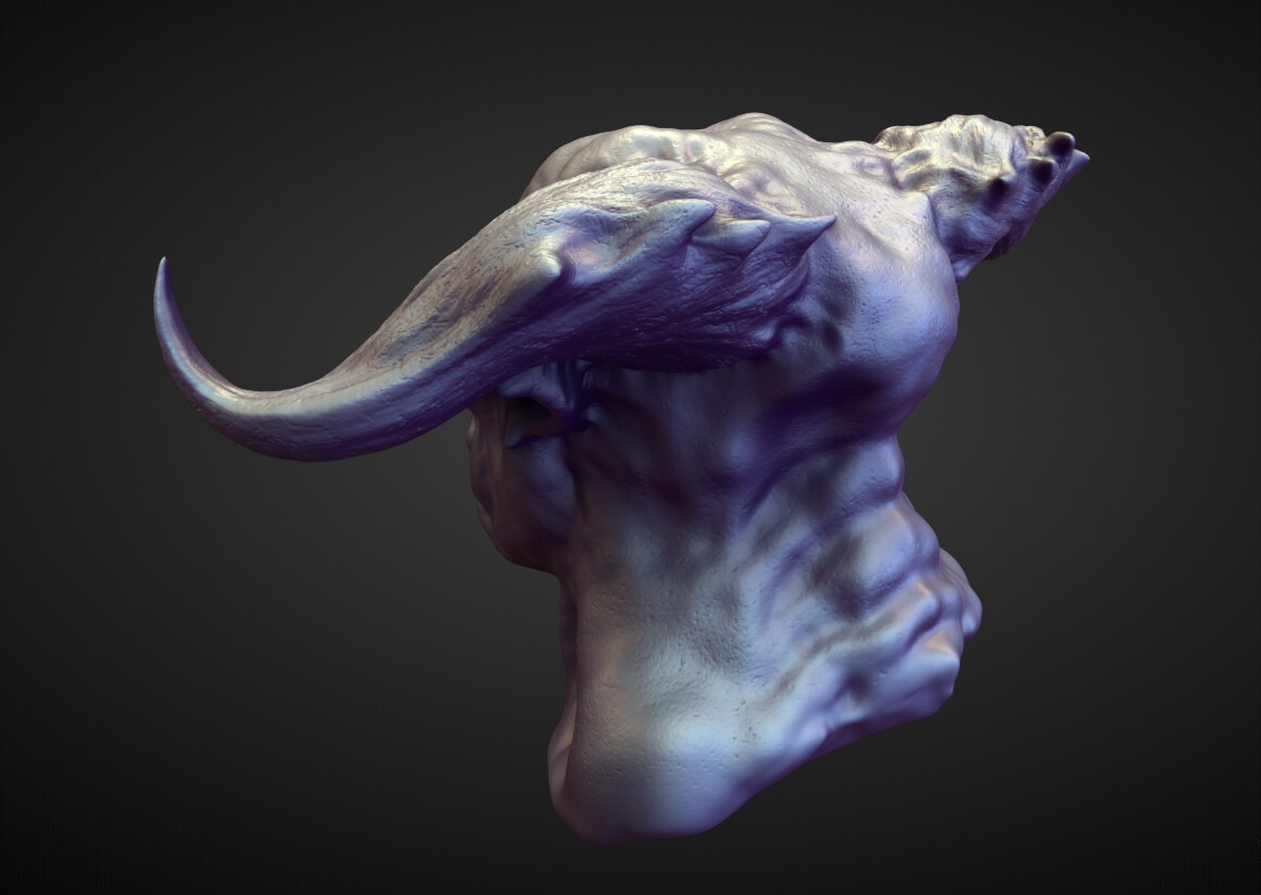 HEAD63 high poly sculpt 3D model_2