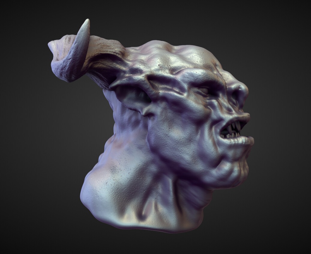 HEAD63 high poly sculpt 3D model_1
