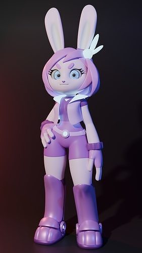 Lavender Low-poly 3D model
