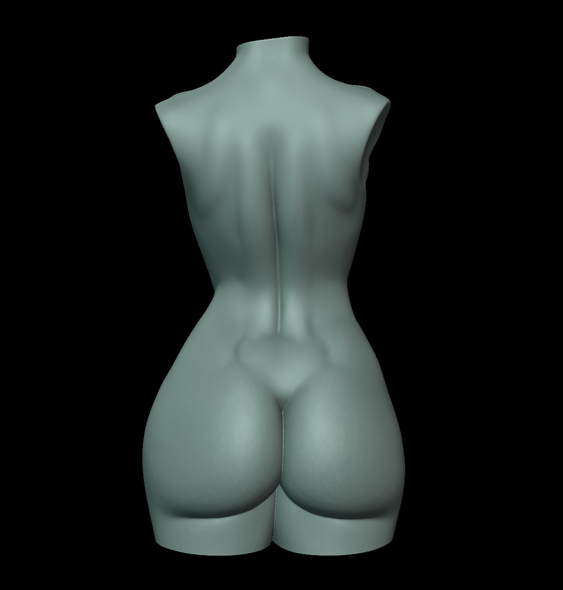 Woman Body Torso 3D print model_3