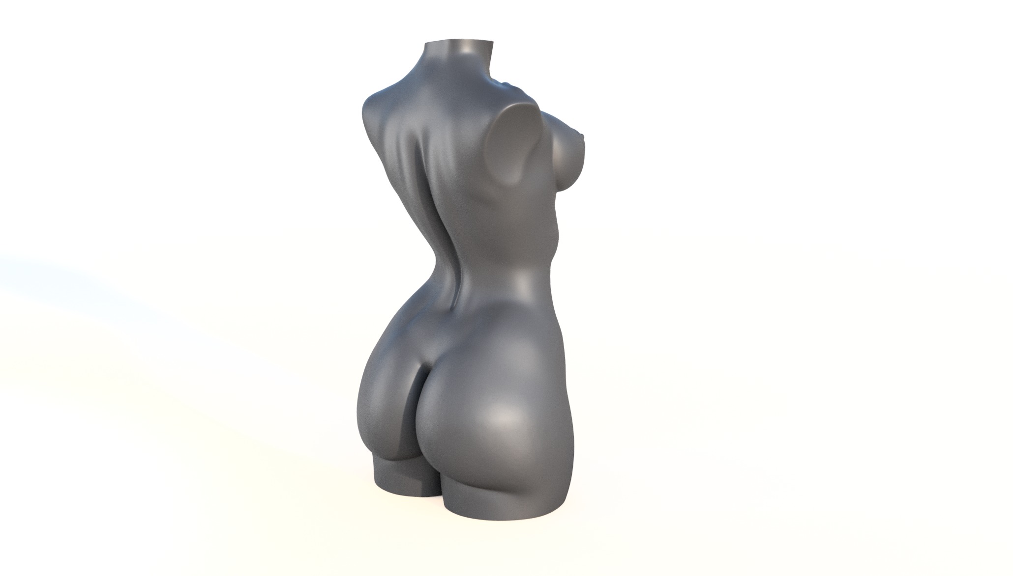 Woman Body Torso 3D print model_2