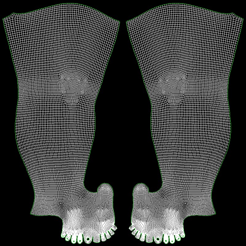 3D Nude Young Girl Low-poly 3D model_10