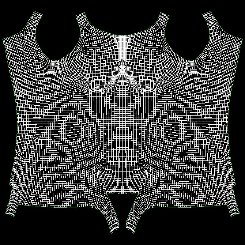 3D Nude Young Girl Low-poly 3D model_9