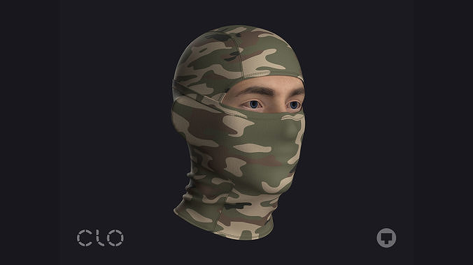 TACTICAL SKI MASK genesis8 highpoly 3D model