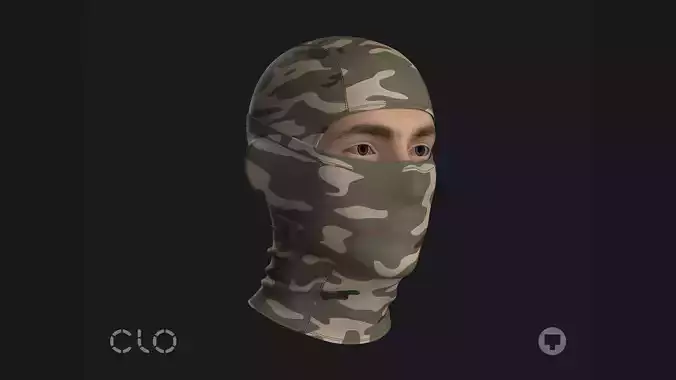 TACTICAL SKI MASK genesis8 highpoly