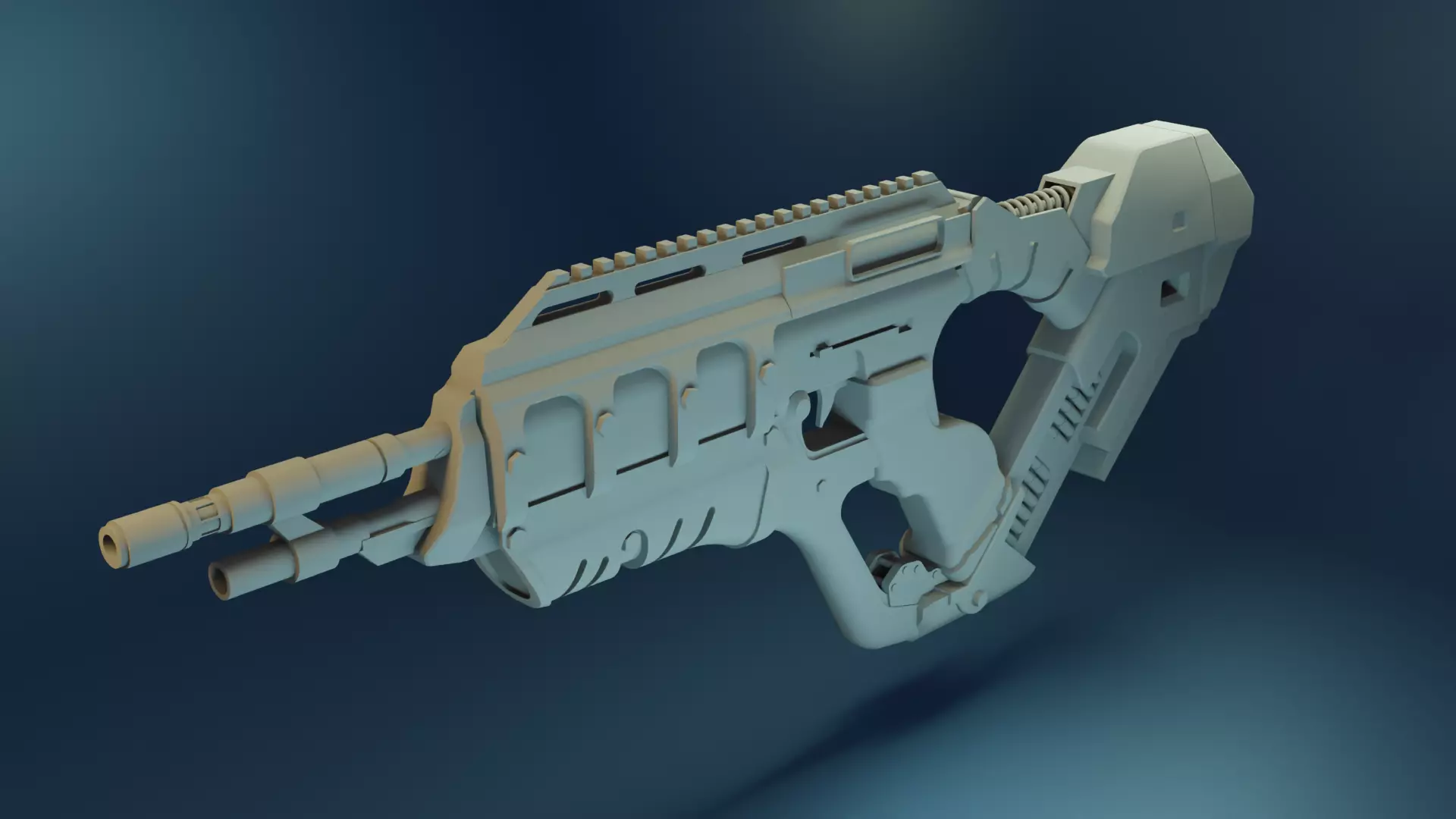 Assault Rifle Free 3D model