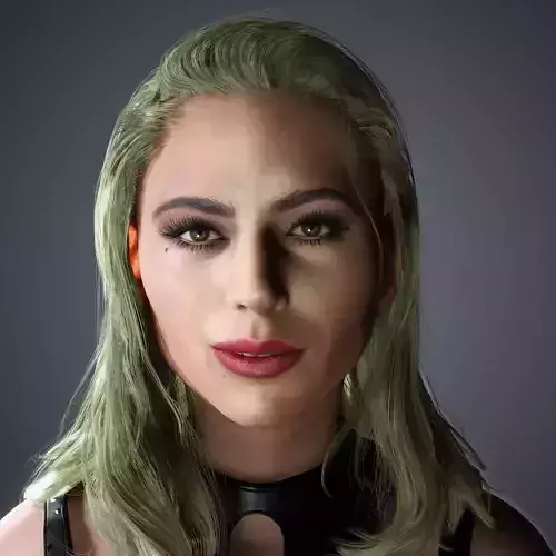 Lady Gaga Character 3D Model Low-poly 3D model
